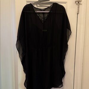 Black Sheer Tunic dress